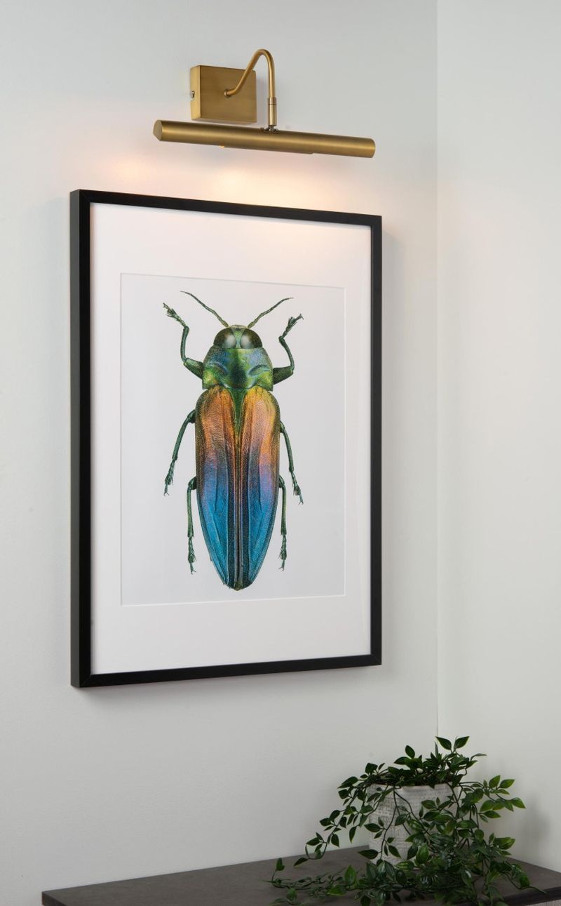 Lucide VINZ - Obrazové svetlo - 2xG9 - Matt Gold / Mosadz